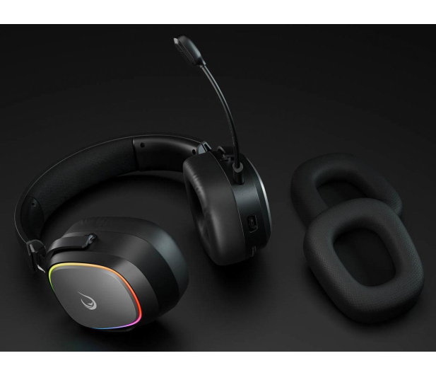 Rampage RETSU BT 2.4G RGB czarne - 1502854 - zdjęcie 7